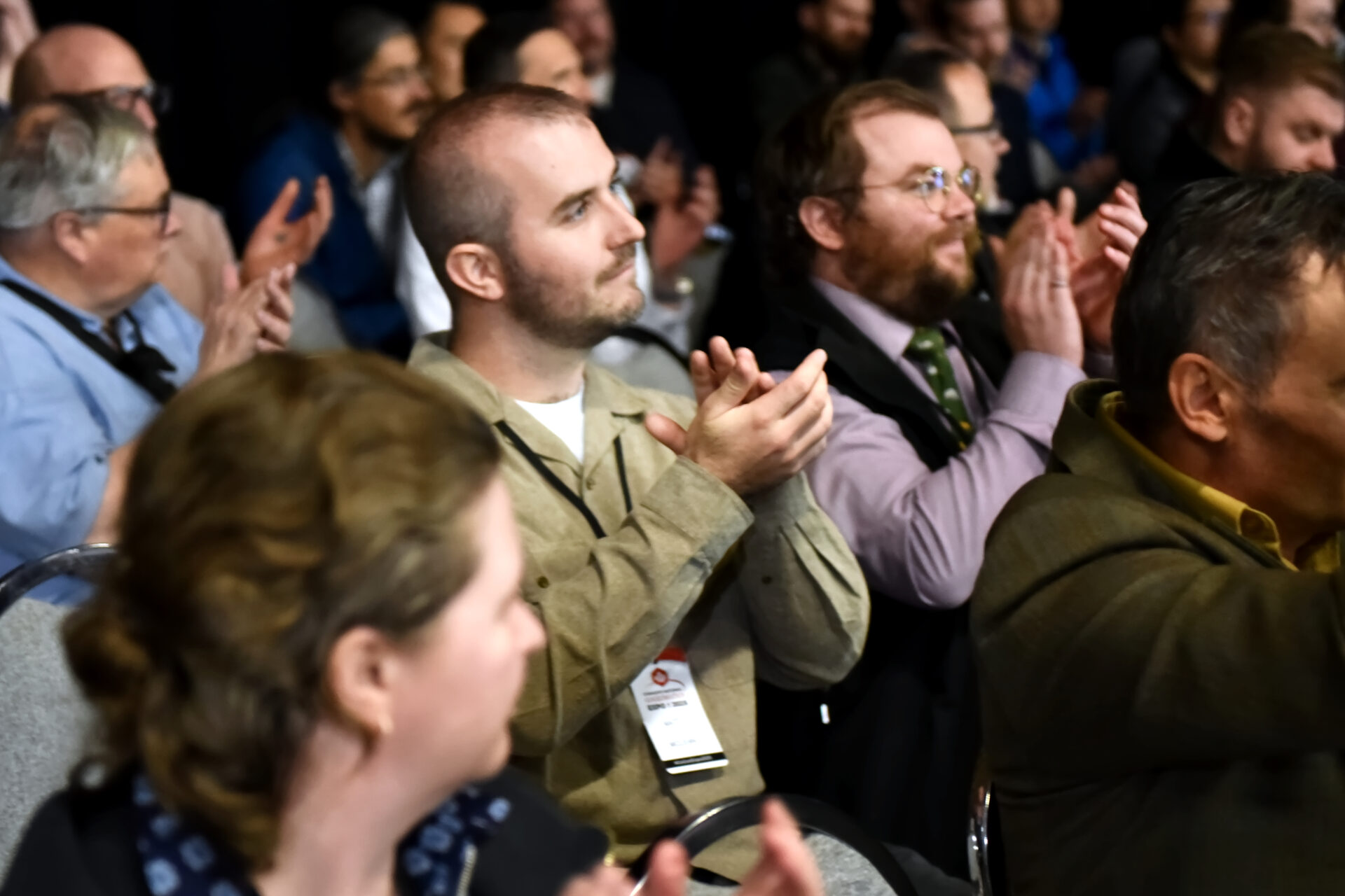 Appreciative audience at GoGeomatics Expo