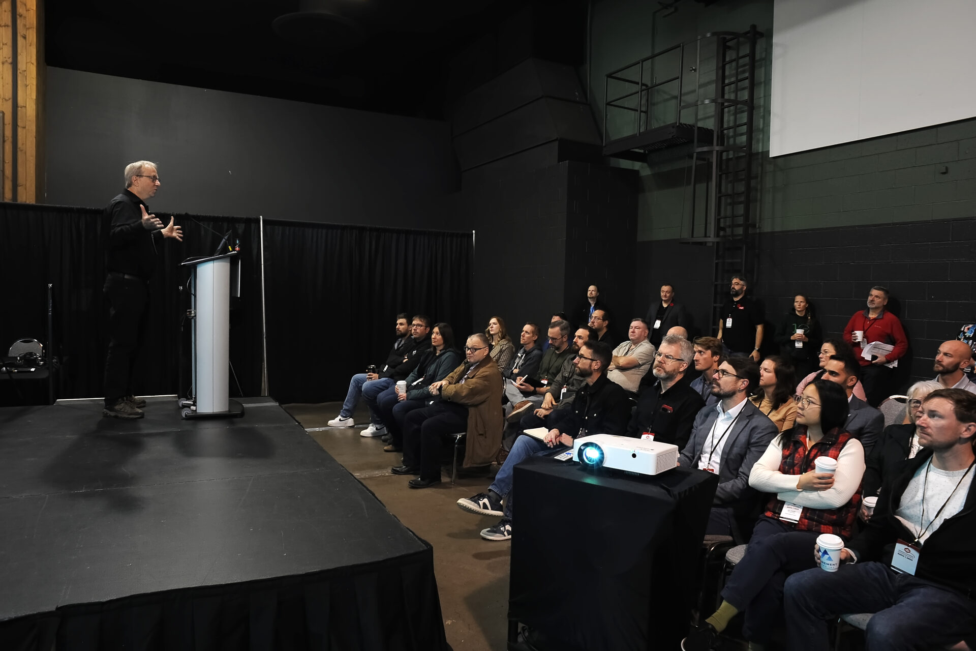 Engaged audience at GoGeomatics Expo 2025