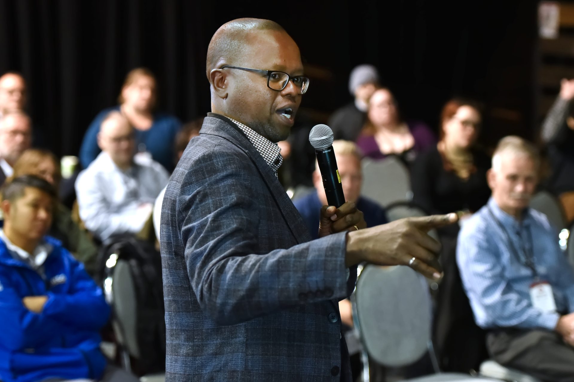 David Gachuche at the forum