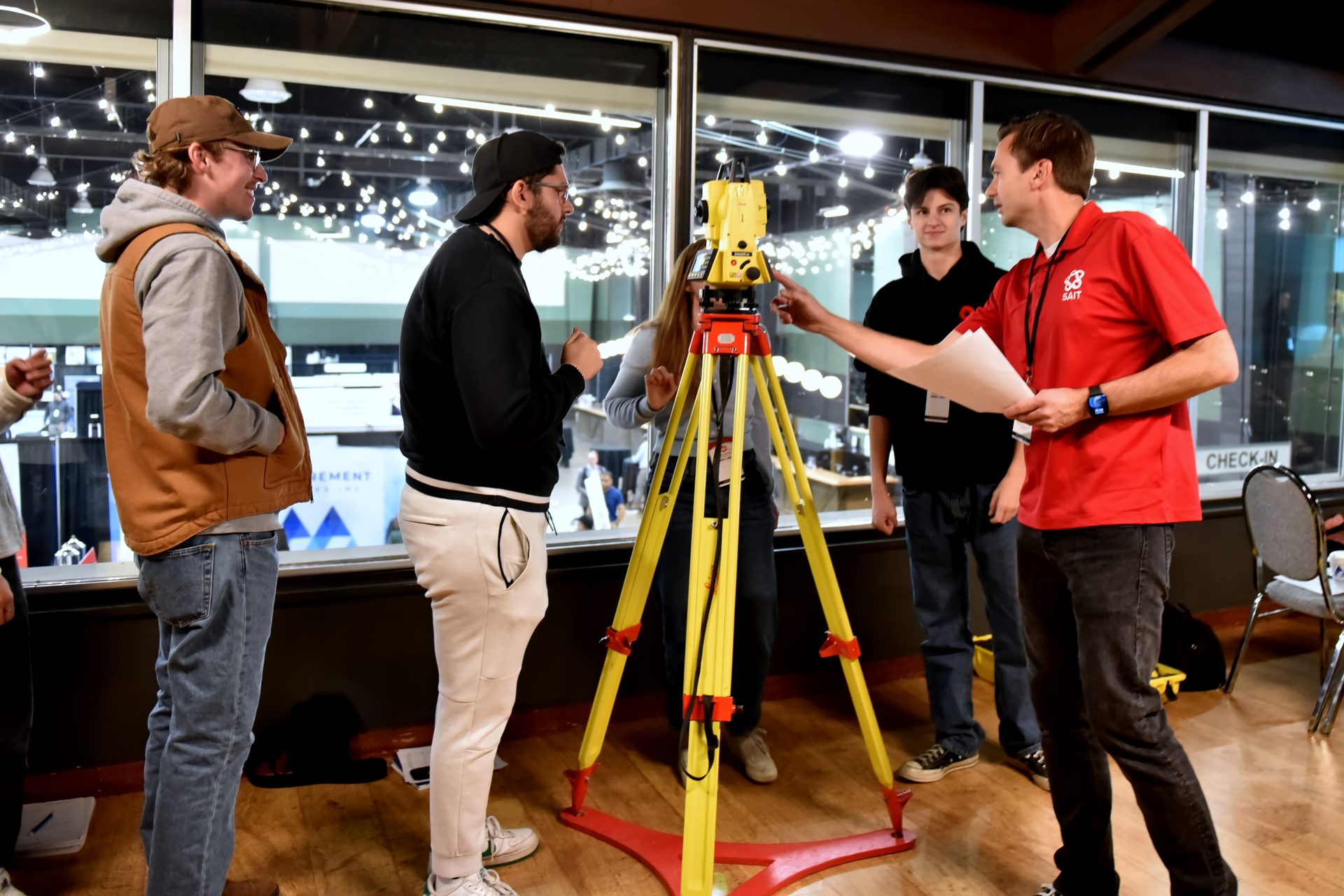 Students hands-on at the Expo