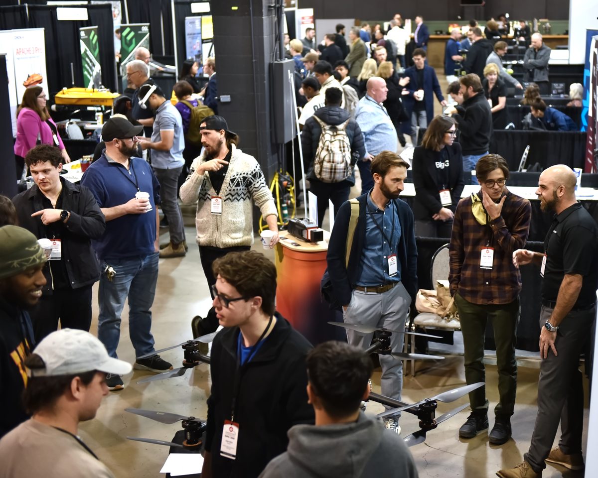 GoGeomatics Expo trade show floor 2025