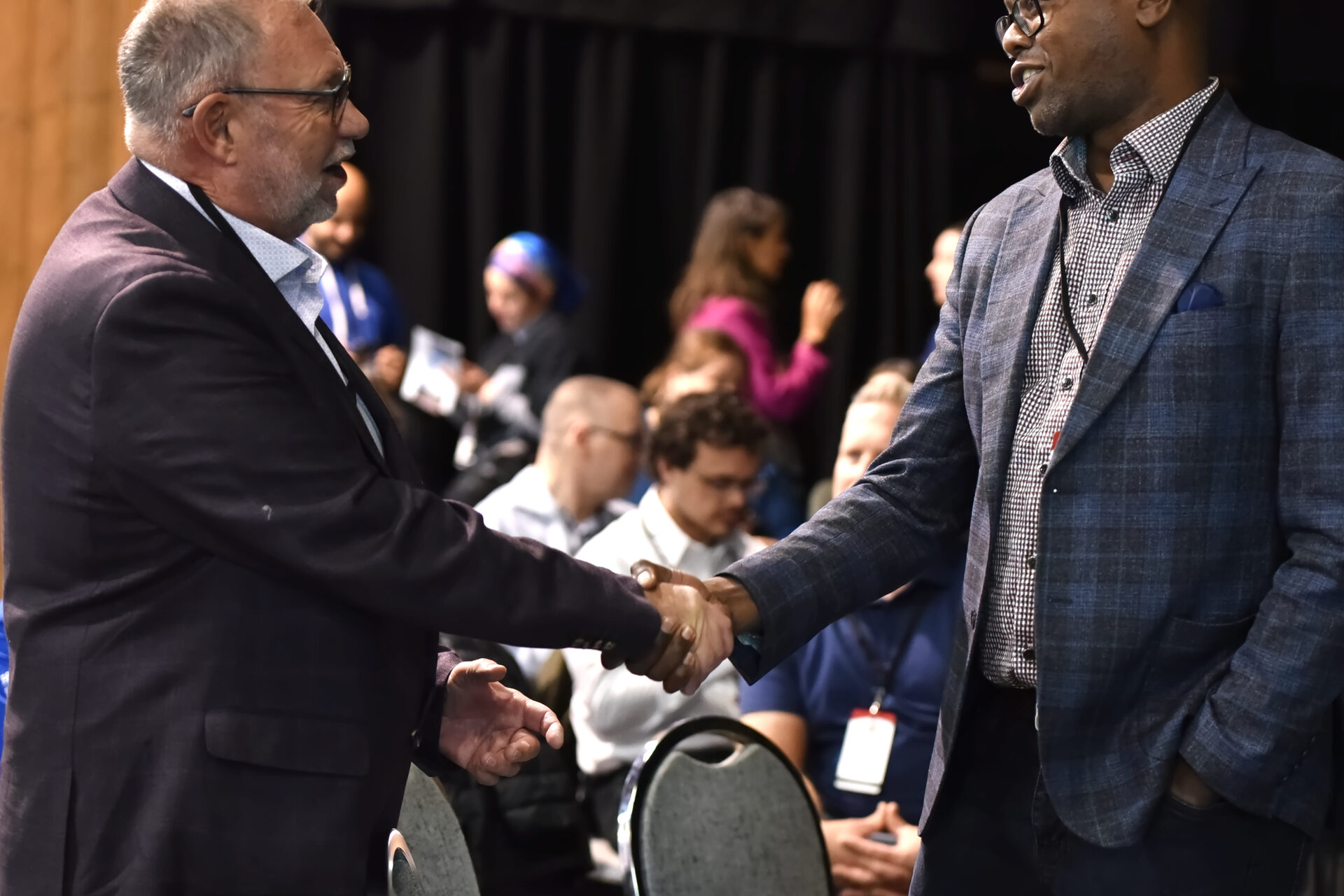 Networking at GoGeomatics Expo